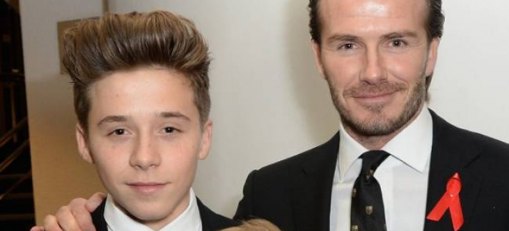 O γιος του  Beckham έπιασε δουλειά σε καφετέρια