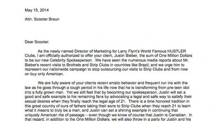 Μάθετε την απίστευτη πρόταση που κάνανε στον Justin Bieber [εικόνες]