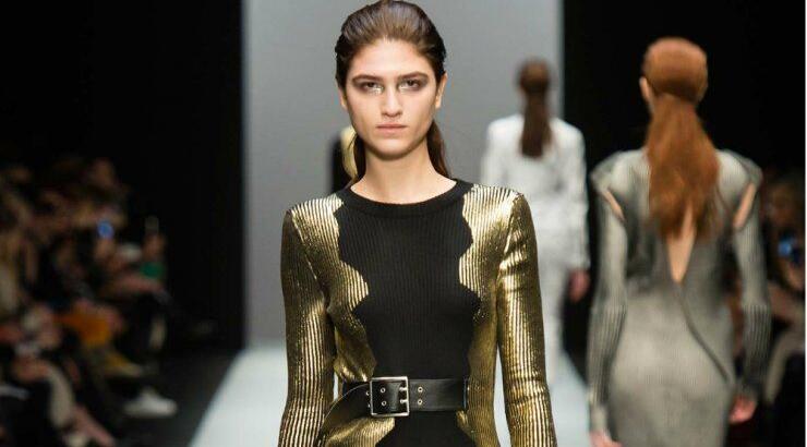 Συνδύασε χρυσό με μαύρο σε λαμπερά σύνολα