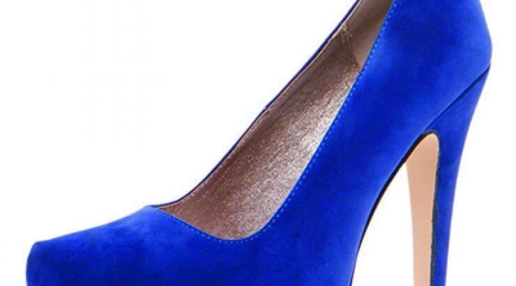 Blue heels