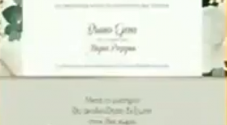 Ζευγάρι της ελληνικής showbiz παντρεύεται και είδαμε το προσκλητήριο του γάμου τους! [βίντεο]