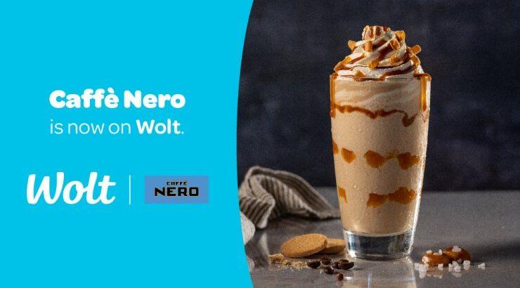 Caffè Nero: Η καινούργια προσθήκη στη διαδικτυακή πλατφόρμα food delivery της Wolt 