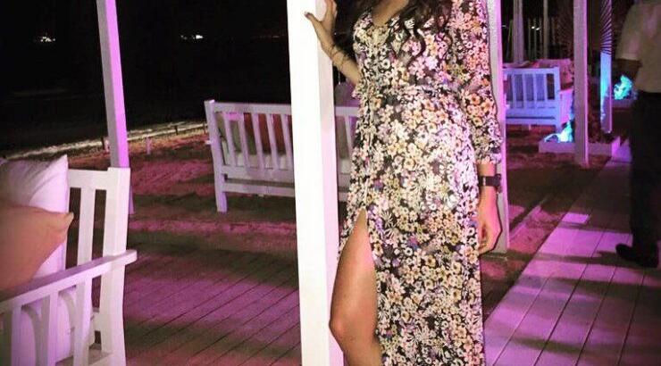 Χάρις Δημητρίου: Στις κερκίδες της Τούμπας για να στηρίξει το σύντροφό της