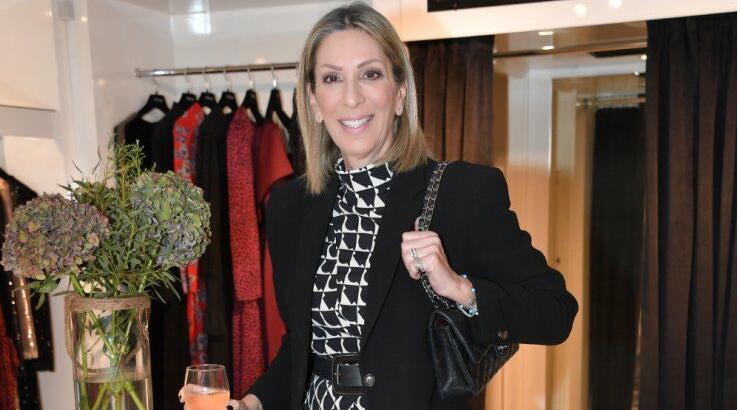 Χριστίνα Πελαγία: Η κομψή εμφάνιση της σε black & white mood