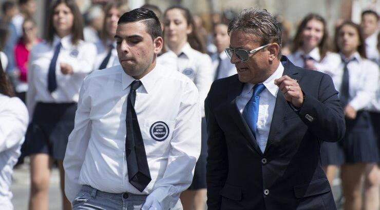 Ανδρέας Σολωμού, ο μαθητής που σκόρπισε ρίγη συγκίνησης στη χθεσινή παρέλαση 