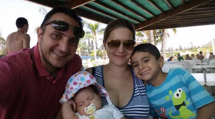 Κωνσταντίνος Κωνσταντίνου: Με την οικογένεια του στο υδροπάρκο