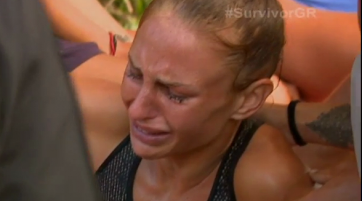 Σπάραξε στο κλάμα η Κατερίνα Δαλάκα μετά τον άσχημο τραυματισμό της