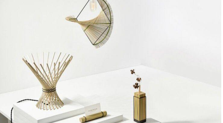 Φωτιστικά σε μινιμαλιστικό design από χόρτο του νερού