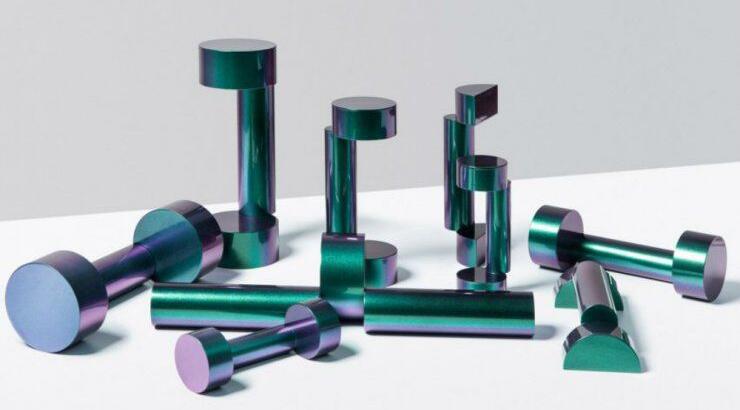 Ιριδίζον βαράκια για να κάνεις γυμναστική ή να τα τοποθετείς σε περίοπτη θέση