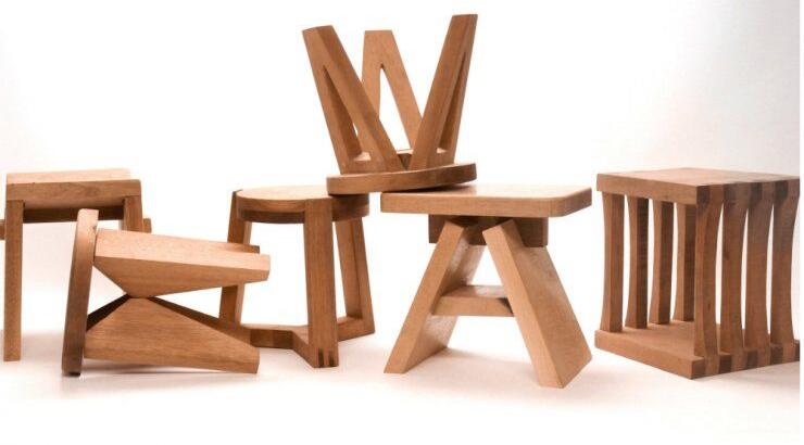 Μεξικάνικα ξύλινα σκαμπό