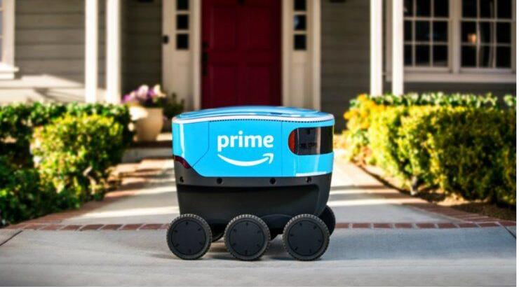 Το μίνι, αυτόνομο μπλε ντελιβεράκι της Amazon για… μικρές κατοικημένες περιοχές