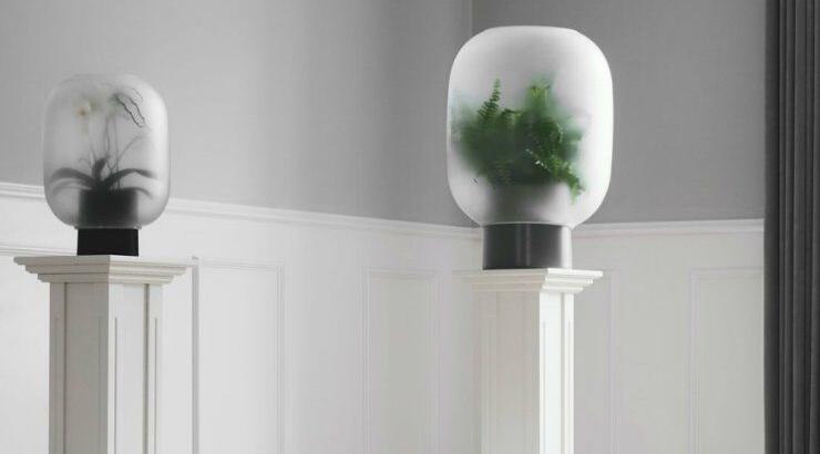 Βάζα που μοιάζουν να εγκλωβίζουν την ομίχλη