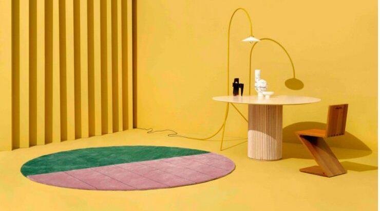 Η Kasthall ενώνει δυνάμεις με τους Sight Unseen για μια συλλογή ριγωτών χαλιών