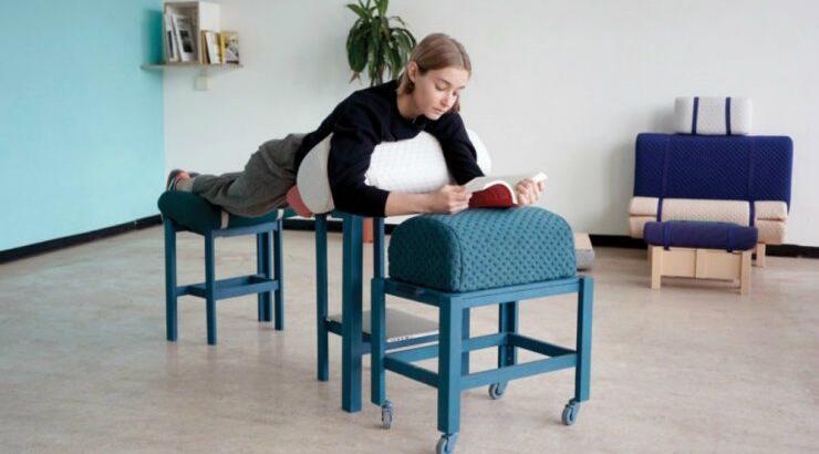 Μια συλλογή επίπλων ειδικά φτιαγμένη για όσους θέλουν να δουλεύουν… ξαπλωτοί!