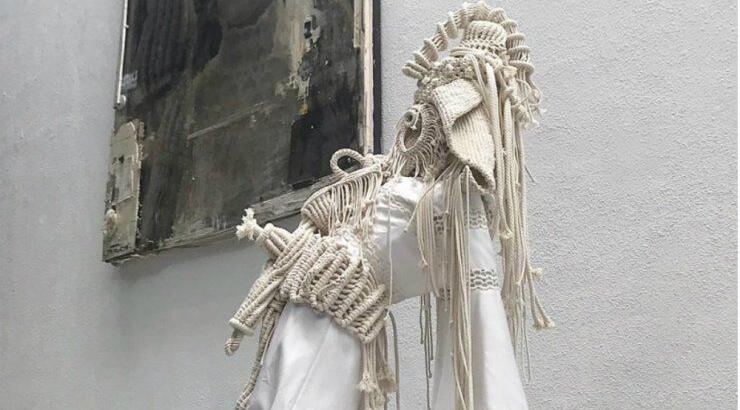 Γλυπτά από macramé