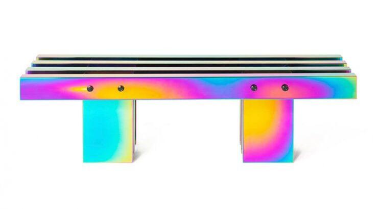 Ψυχεδελική παλέτα σε design έπιπλα