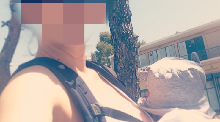 Το πρώτο μπάνιο Ελληνίδας ηθοποιού με τον γιο της!