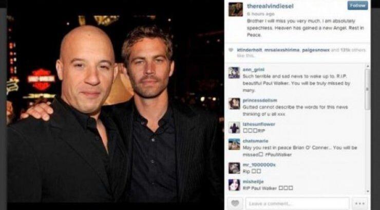 Συντετριμμένος ο συμπρωταγωνιστής του Paul Walker!