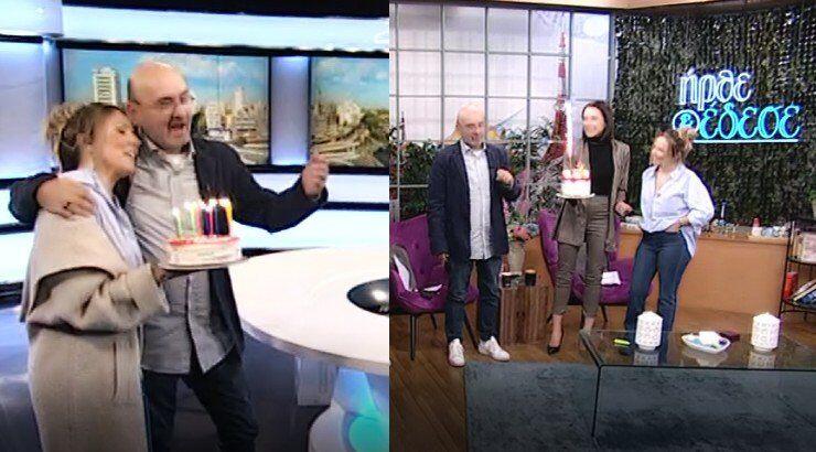 Ο Ανδρέας Δημητρόπουλος έχει γενέθλια και έσβησε δύο τούρτες on air [βίντεο]