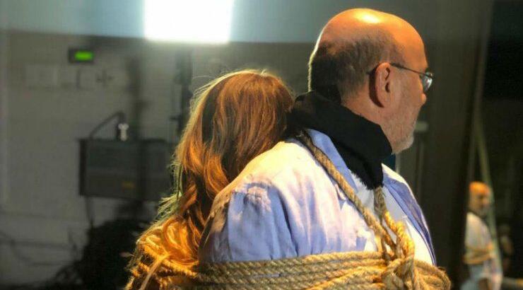 Βρεθήκαμε στα γυρίσματα του πρωινού μαγκαζίνο με τον Ανδρέα Δημητρόπουλο και τη Γιώτα Δαμιανού