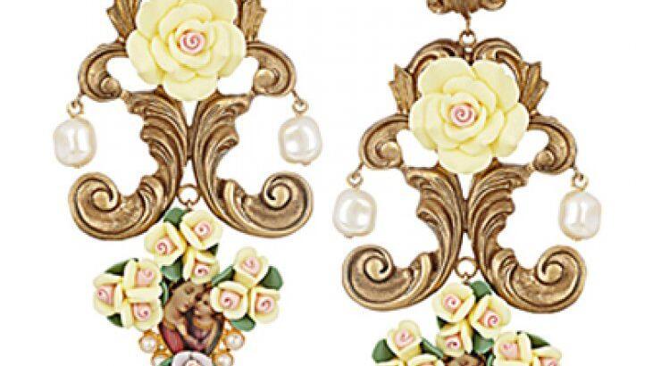 Dolce & Gabbana σκουλαρίκια για super εξόδους