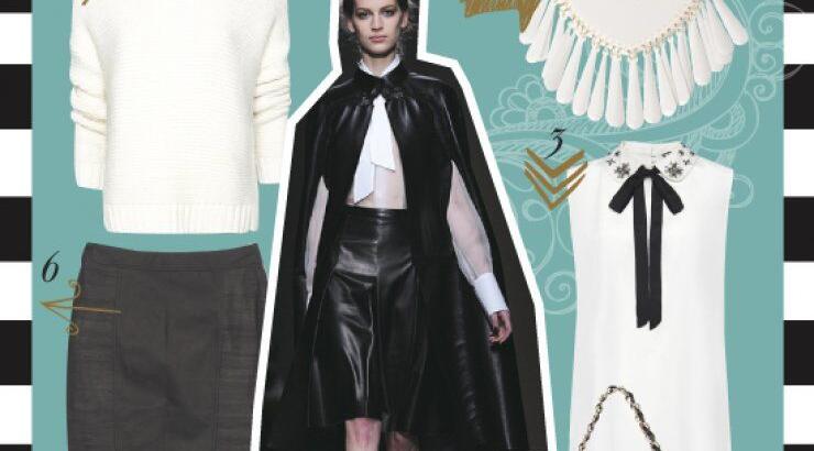 The Leather Pencil Skirt