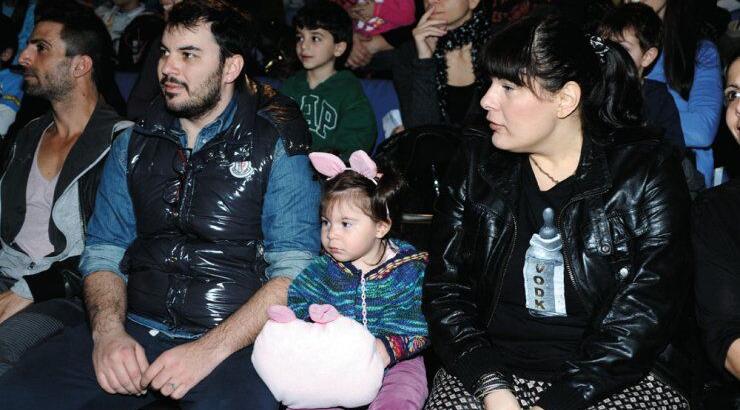 Μαργαρίτα Δρούτσα: Με το σύζυγο και την κόρη της στη Λευκωσία