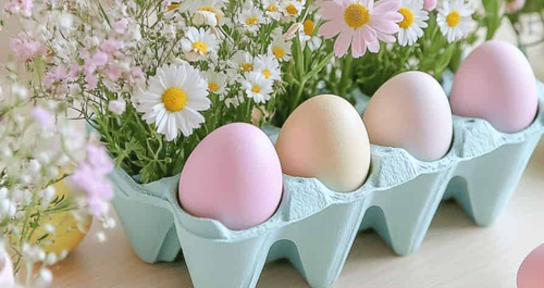 Μια εύκολη (και πολύ απλή) ιδέα διακόσμησης για τα πασχαλινά αβγά