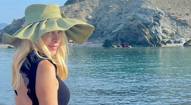 Ελένη Μενεγάκη: Η εξόρμηση στη θάλασσα με τη μικρή Μαρίνα! 