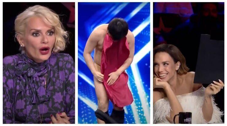 Ο συμμετέχοντας που έμεινε γυμνός στη σκηνή του "Ελλάδα έχεις ταλέντο" και άφησε άφωνους τους κριτές!