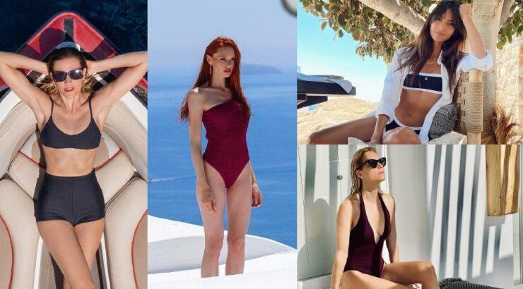 4 επώνυμες Ελληνίδες σου δίνουν inspo για τα μαγιό που θα φορέσεις τον Αύγουστο 