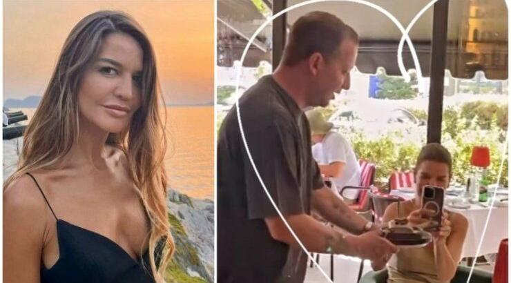 Χρύσανθος Τσουρούλλης: Kρατώντας μία μίνι τούρτα τραγούδησε το Happy Βirthday στην Ελίνα Θεοδότου