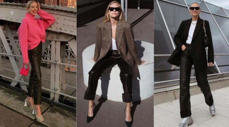 3 τρόποι να φορέσεις το δερμάτινο παντελόνι σου στο γραφείο