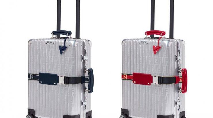 Βαλίτσες από αλουμίνιο Fendi