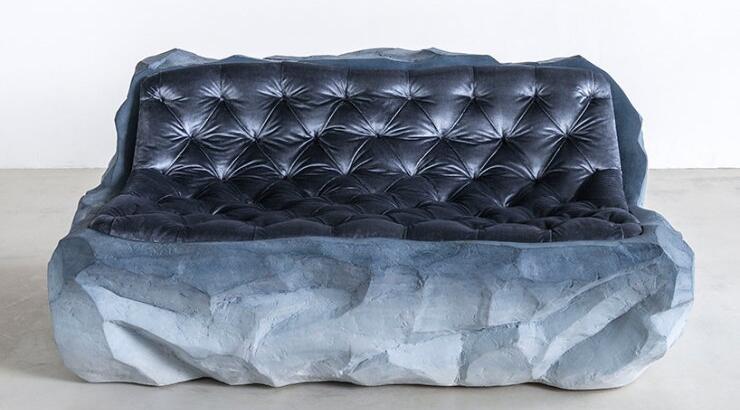 Καναπές από άμμο και τσιμέντο