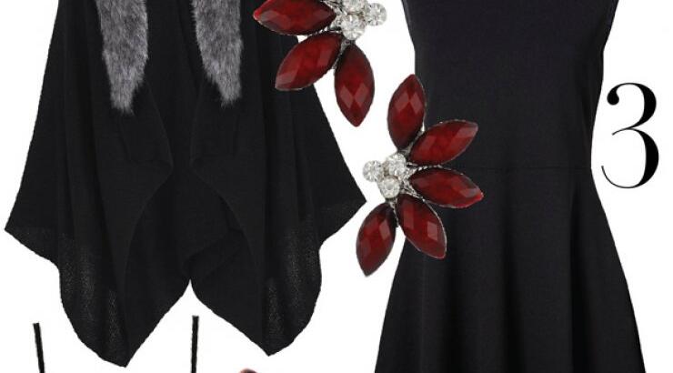 Festive in black & red