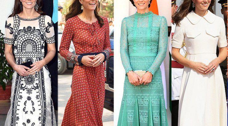 Πόσο κόστισε η βασιλική γκαρνταρόμπα της Kate Middleton για το ταξίδι της στην Ινδία; 