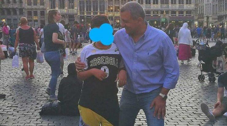 Λουκάς Φουρλάς: Συγκινημένος στις Βρυξέλλες με τον γιο του, Ιάσονα! [εικόνα]