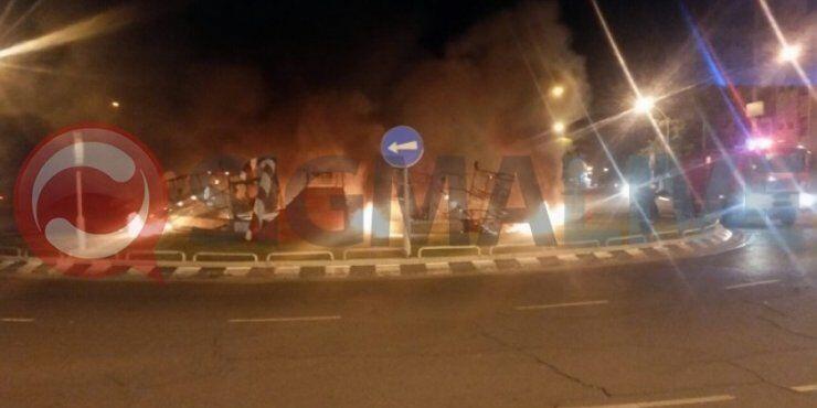 Παρανάλωμα του πυρός ο Άγιος Βασίλης στον Αγ.Νικόλαο Λ/σου 