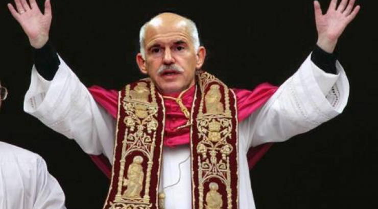 Η εικόνα με τον Παπανδρέου-Πάπα που σαρώνει τα social media