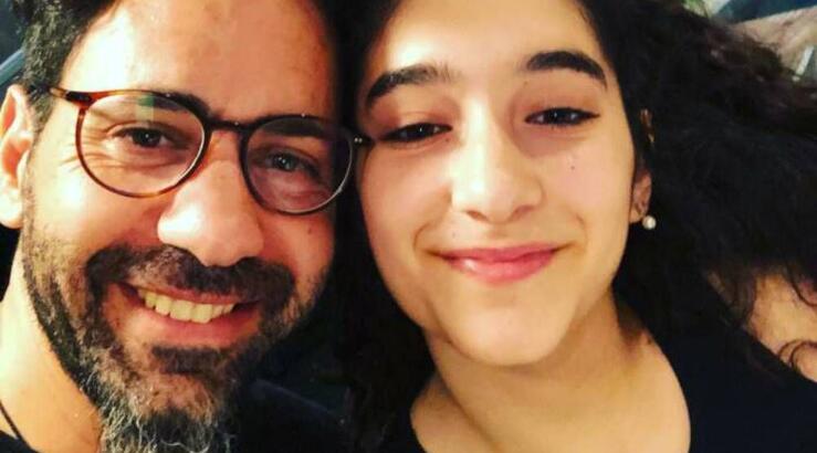 Φώτης Γεωργίδης: Υποδέχθηκε το 2024 με selfie με την κόρη του Ελεονώρα [εικόνα]