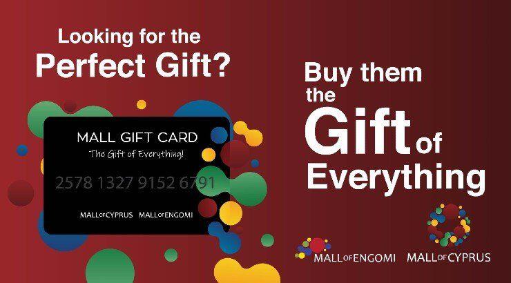 Νέα Gift Card από το Mall of Cyprus και το Mall of Engomi 