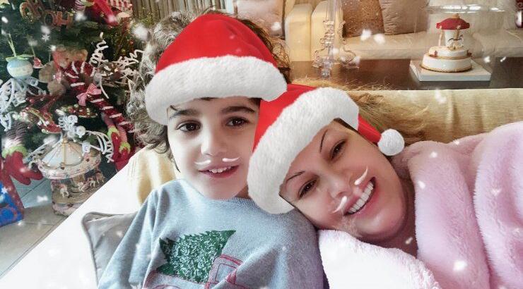 Γιώτα Κουφαλίδου: Ο γιος της Βασίλης έγινε έξι χρονών και είδαμε τις γιορτινές τους στιγμές