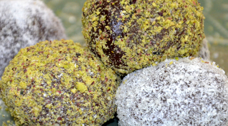 Γλυκές σοκολατένιες με ινδοκάρυδο