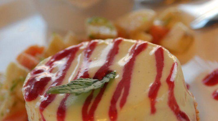 Cheesecake με cranberries