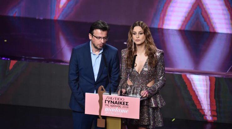 Το δεύτερο βραβείο στην τελετή απονομής "Madame Figaro Γυναίκες της Χρονιάς 2018"