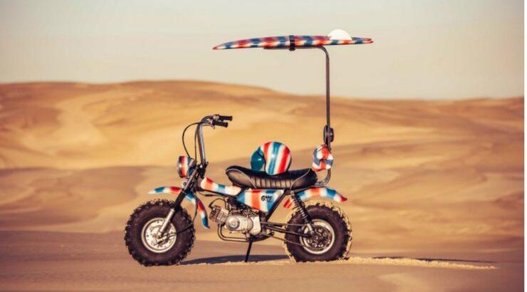 Η μοτοσικλέτα "Good bike" είναι φτιαγμένη για την παραλία