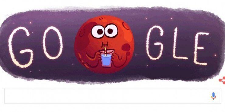 Η Google γιορτάζει τη ανακάλυψη της ΝΑSA για ζωή στον Άρη 