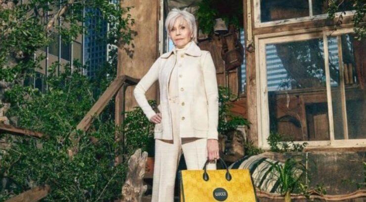H Jane Fonda πρωταγωνιστεί στην "Οff Τhe Grid" συλλογή του οίκου Gucci