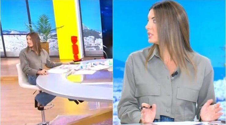 Το βίντεο με την αντίδραση της Σταματίνας Τσιμτσιλή τη στιγμή που έγινε ο σεισμός ενώ έκανε εκπομπή